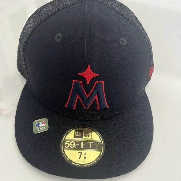 Men's New Era Navy Minnesota Twins 2023 MLB Road‎ 59FIFTY NWT Size 3/8